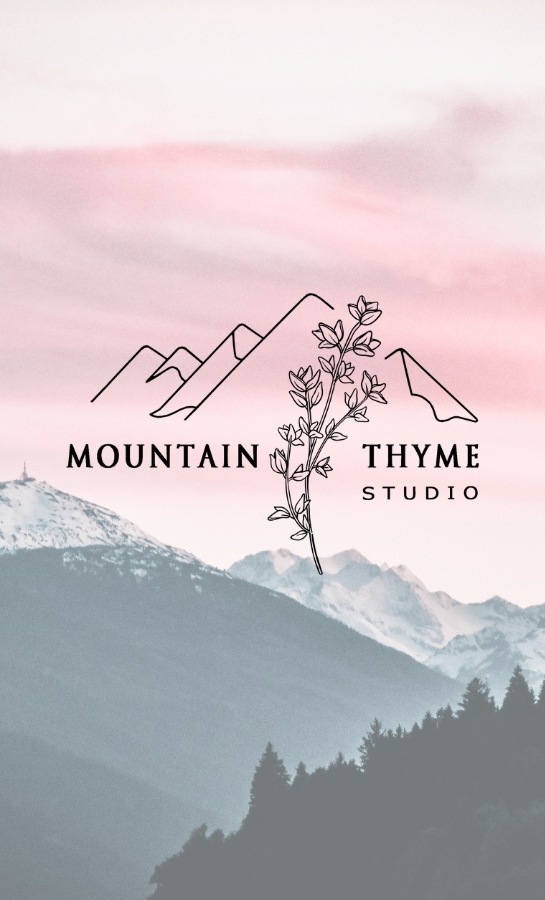Логотип для марки Mountain Thyme
