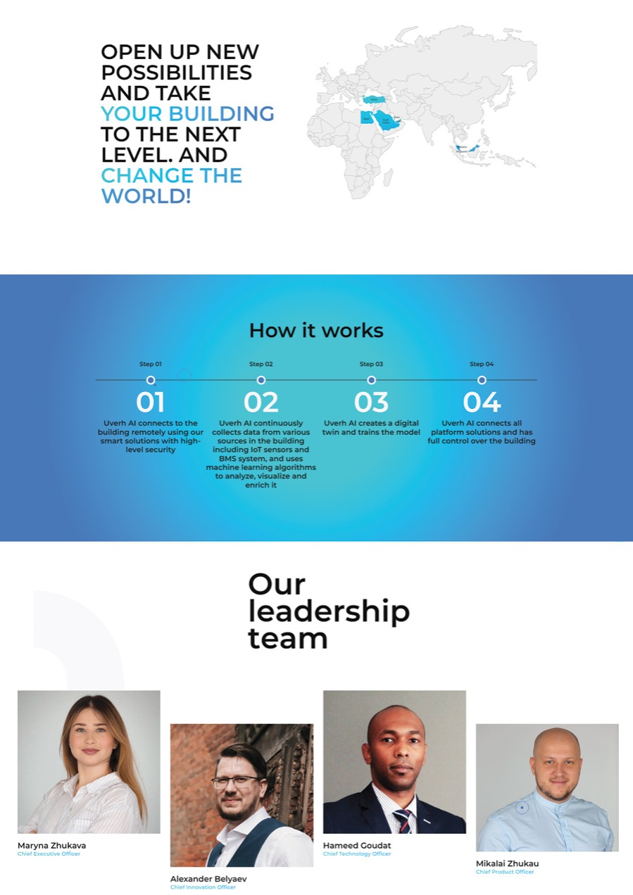 Лендинг для стартапа на основе AI