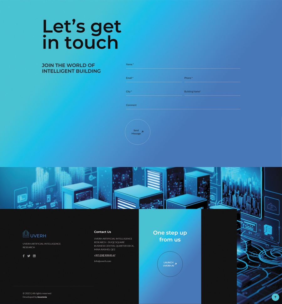 Лендинг для стартапа на основе AI